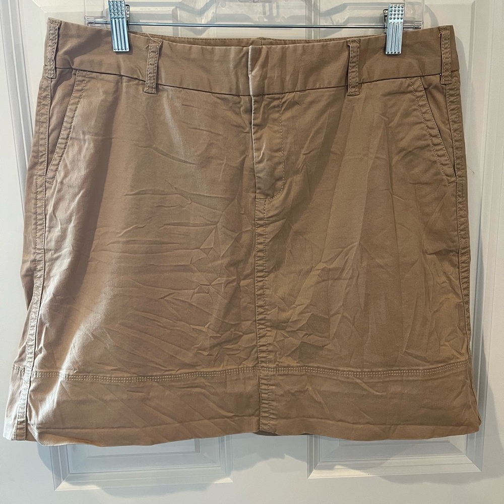 Merona Khaki Mini Skirt Size 12